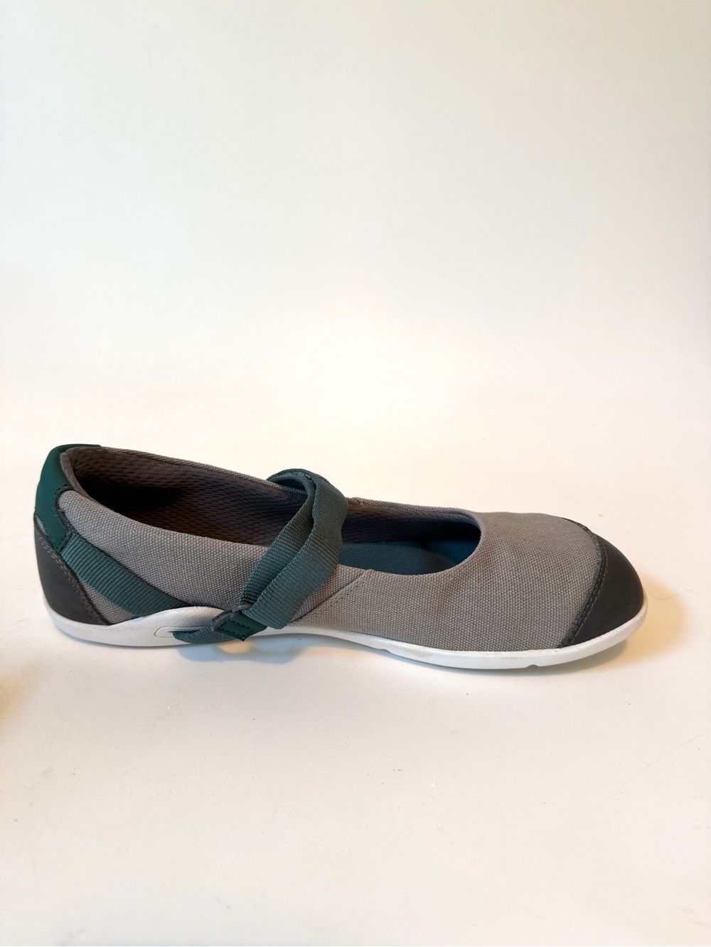 Xero Cassie Teal Mary Jane Flats Loafers Hemp Canvas Barefoot Shoe Womens Size 9 - Picture 10 of 16